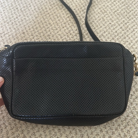 Perforated Marisol w pocket. Black - Picture 2 of 4